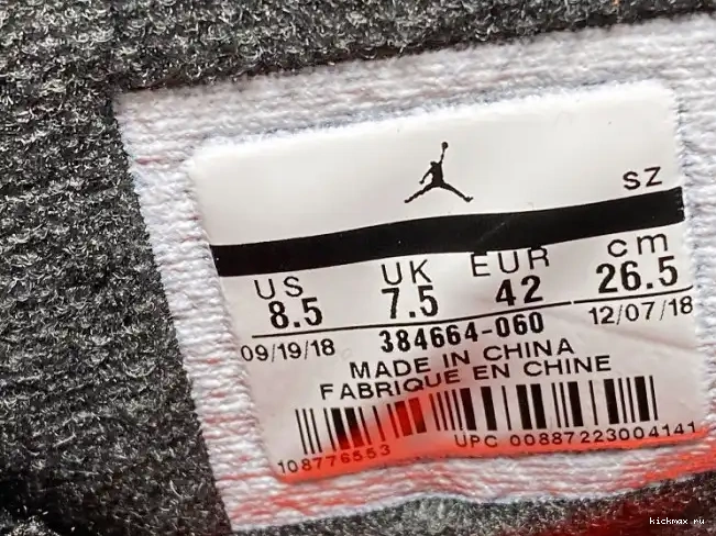 Cheap Kickmax Jordan OG 384664-060 Infrared Air 6 Black Retro 0405